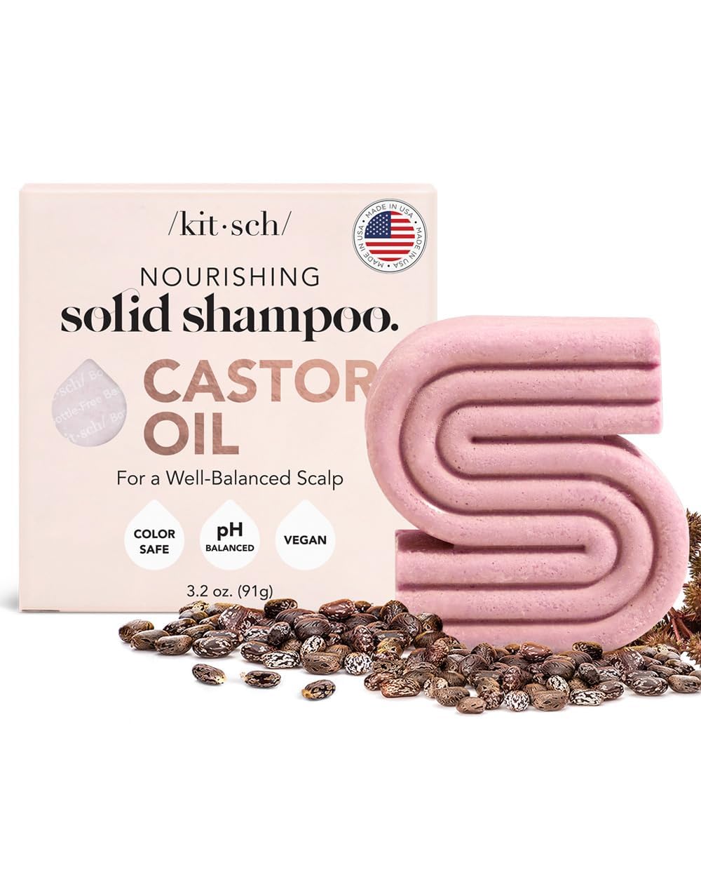 Castor Oil Shampoo Bar for Hair Growth
